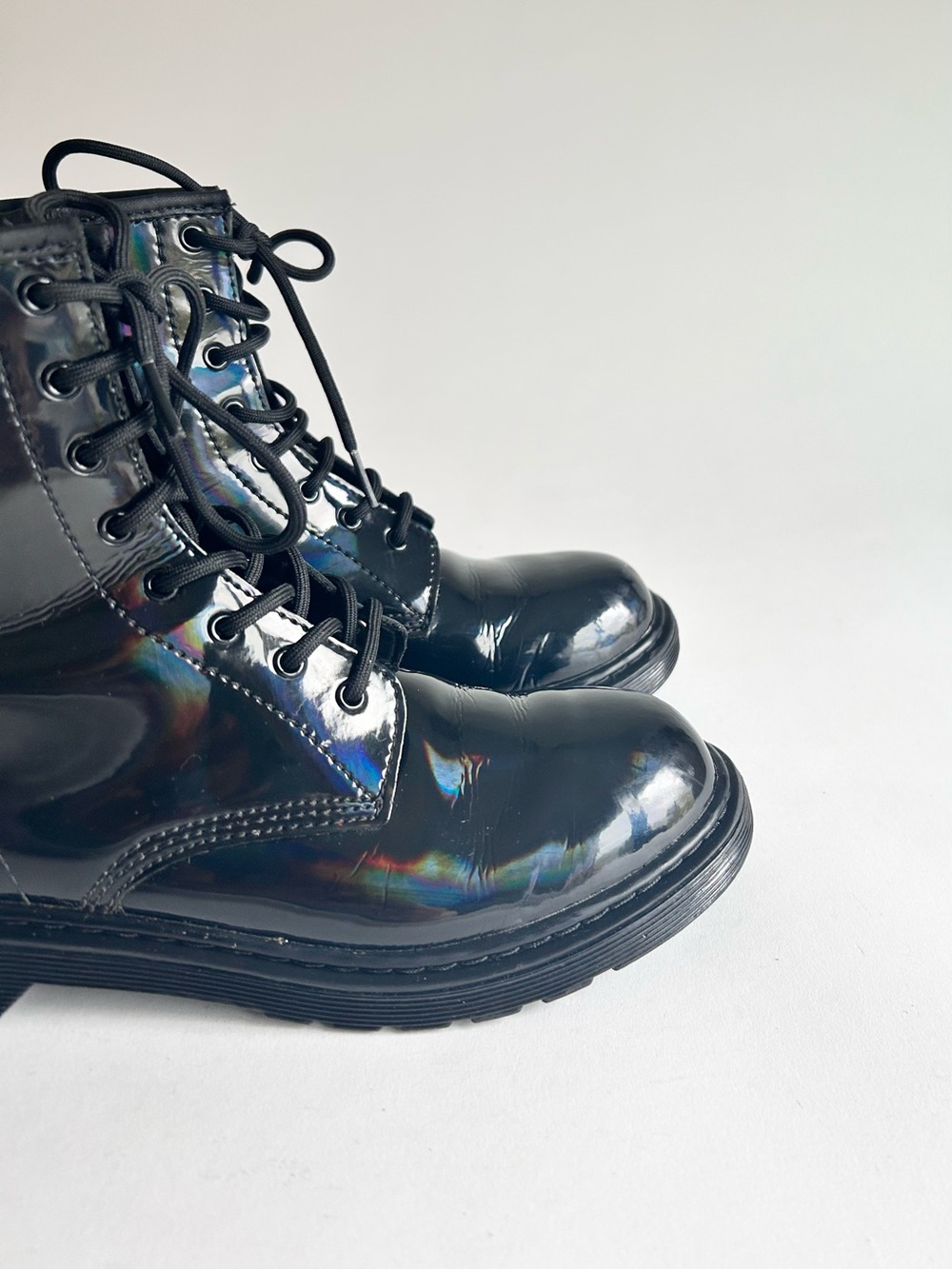 Dr. Martens 1460Y Black Patent Leather Combat Boots size7 - Picture 16 of 16